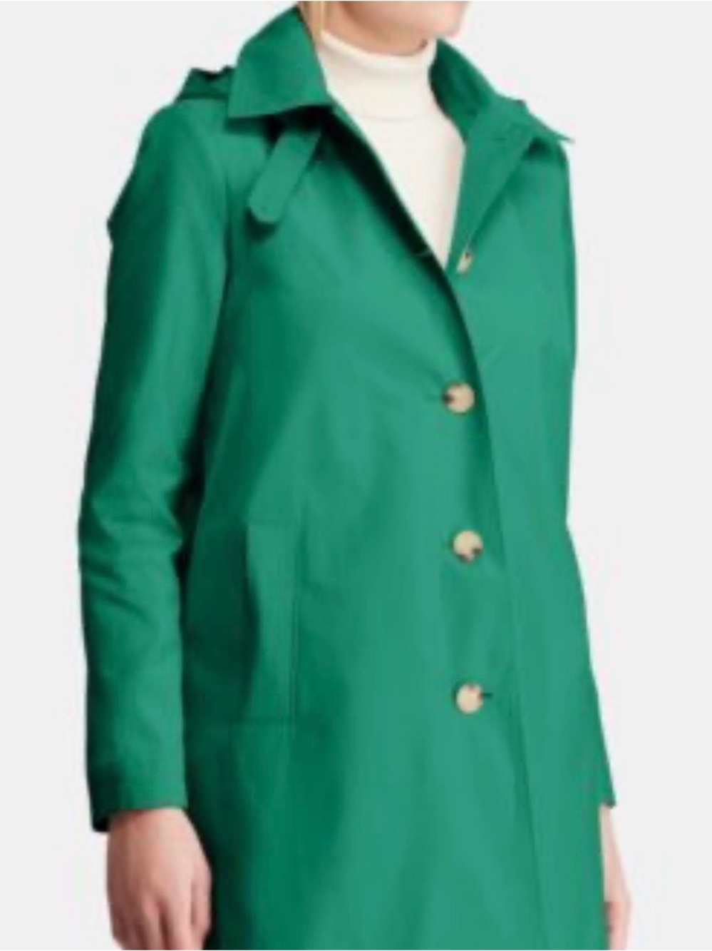 Emerald Green Trench Coat